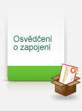 Osvědčení o&nbsp;zapojení do&nbsp;systému