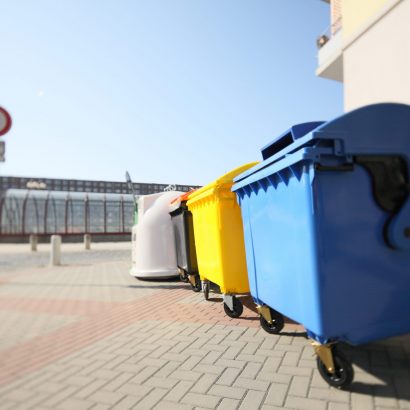 Měrná hmotnost odpadu v nádobách na tříděný sběr
